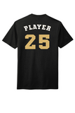 2025 Warrior Football Player Name and No Personalized Tee