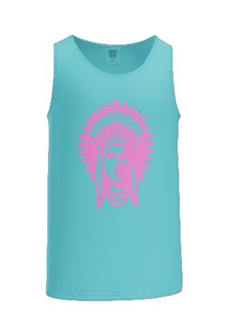 Indian on Lagoon Comfort Colors Tank Top
